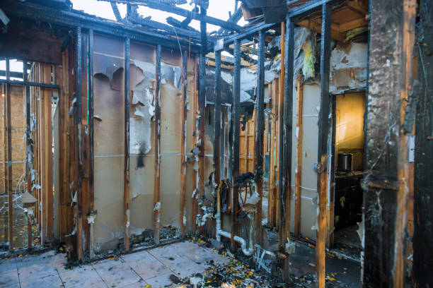 Professional Fire Damage Removal technician working in South Coventry, CT